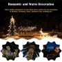 2-Pack 80Ft LED Rope Lights Outdoor, Warm White Dimmable Remote Control String Lights Plug in, 408 LEDs, 8 Lighting Modes, 3 Remote Controls, Waterproof Fairy String Lights for Patio Wedding Christmas