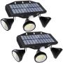 Onforu LED Solar Motion Sensor Light Outdoor, 2000LM 3000mAh Security Lights Solar Powered with 3 Adjustable Heads, Solar Flood Light with 3 Modes, IP65 Waterproof Solar Wall Light for Yard Pathway Onforu LED Solar Motion Sensor Light Outdoor, 2000LM 3000mAh Security Lights Solar Powered with 3 Adjustable Heads, Solar Flood Light with 3 Modes, IP65 Waterproof Solar Wall Light for Yard Pathway