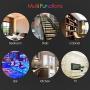 Led Strip Lights 32.8ft with Remote ,WEILY 10M Led Lights Waterproof Music Sync RGB Led Light Strip for Bedroom Decoration
