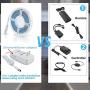SHOPLED Strip Lights, 32.8ft Daylight Bright White, Dimmable Led Strip Lights, Flexible Tape Lights with Power Supply Adapter for Bedroom, Cabinet, Vanity Mirror Lighting