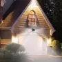 Solar Lights Outdoor 100 LED Solar Motion Sensor Wall Lights Wireless Solar Powered IP65 Waterproof Solar Security Lights for Porch Garden Yard Fence Patio Deck (4-Pack)