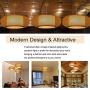 Bamboo Lantern Pendant Lamp, Retro Japanese Style E27 Chandelier Hanging Light Ceiling Lighting Fixture for Living Room Bedroom Restaurant Cafe Teahouse Bar Dining Room Club