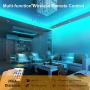 ViLSOM Led Strip Lights 16.4 Feet RGB 5050 Led Light Strip Kit with Remote and 12V Power Supply Led Lights for Bedroom, Room, TV, Kitchen and Home Decoration Bias Lighting
