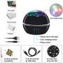 Night Light for Kids, 360° Rotating Star Projector, Ocean Lamp Toys for Children Bedroom Decoration, Gifts for Baby Girls Boys (Black)