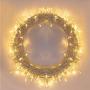 Outdoor Christmas String Lights 320LEDs, 35m/115ft 8 Modes Memory Function End-to-End Extendable Plug in Waterproof Indoor/ Fairy Twinkle Lights for Thanksgiving Day/Tree/Wedding/Patio - Warm White