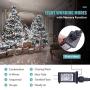 Christmas String Lights Outdoor Indoor Fairy Lights 8 Modes 300 LED 105FT for Christmas Tree Party Decoration （White）