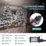 Christmas String Lights Outdoor Indoor Fairy Lights 8 Modes 300 LED 105FT for Christmas Tree Party Decoration （White）
