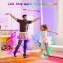 hyrion Music Led Strip Lights Color Changing, Music Sync with 20 Keys Remote Rope Light Strip 65.6ft