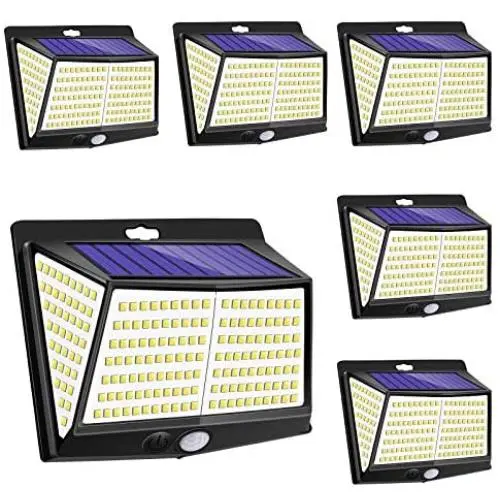 Solar Lights Outdoor 228LED, YZAA Solar Motion Sensor Lights 3 Modes Solar Security Lights with 270° Wide Angle Wireless IP56 Waterproof Outdoor Lights for Garden Patio Fence Pathway (6 Pack) Solar Lights Outdoor 228LED, YZAA Solar Motion Sensor Lights 3 Modes Solar Security Lights with 270° Wide Angle Wireless IP56 Waterproof Outdoor Lights for Garden Patio Fence Pathway (6 Pack)
