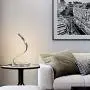 KARMIQI Dimmable LED Table Lamp for Bedroom, 7W Touch Control Table Lamp, Modern Spiral Bedside Nightstand Lamp for Living Room