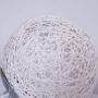 Romantic Night Light Creative INS Wind Starry Table lamp Bedroom Bedside lamp Fantasy Rattan Ball Moon Light (Light Yellow, Button Switch)