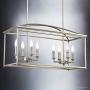 Luxury Moroccan Chandelier, Large Size: 16.5''H x 30.125''W, with Traditional Style Elements, Brushed Nickel Finish, UHP2651 from The Mackay Collection by Urban Ambiance
