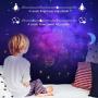 Star Projector Night Light Bluetooth Music Speaker , AIRIVO Nebula Light Projector with Remote Control, Galaxy Projector for Bedroom Ceiling for Adults Kids (White)
