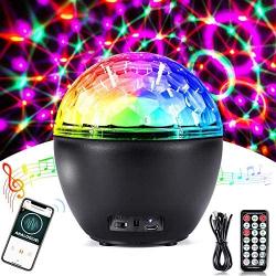 Bluetooth Disco Light,CrazyFire Party Light with Remote Control,16 Light Modes Strobe Lights for Parties,Holidays,Weeding and Kids Room(Built in Battery)