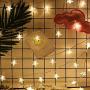 Koxly Star String Lights 49 Ft 100 LED 8 Modes Plug in Twinkle Light with Remote Control Fairy Lights for Bedroom Indoor Outdoor Christmas Xmas Tree Room Decor Warm White and Cool White