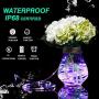 HAHOME 160 Ft 480 LEDs Connectable Rope Lights, 16 Color Changing Outdoor String Lights…