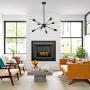 YAOHONG Sputnik Chandelier Mount Ceiling Light 8 Lights Modern Ceiling Light Fixture Black Retro Industrial Pendant Lighting for Dining Room Kitchen Living Room Bedroom