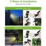 InnoGear Solar Lights Outdoor, Upgraded Waterproof Solar Powered Landscape Spotlights 2-in-1 Wall Light Decorative Lighting Auto On/Off for Pathway Garden Patio Yard Driveway Pool, Pack of 6 (Warm) InnoGear Solar Lights Outdoor, Upgraded Waterproof Solar Powered Landscape Spotlights 2-in-1 Wall Light Decorative Lighting Auto On/Off for Pathway Garden Patio Yard Driveway Pool, Pack of 6 (Warm)