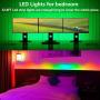 RC Led Strip Lights, 32.8ft Led Lights for Bedroom with Remote RGB Waterproof Led Light Strips