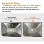 LEPOWER 20W LED Flood Light Outdoor, 1600lm Super Bright Work Light, 100W Halogen Bulb Equivalent, IP66 Waterproof Outdoor Landscape Floodlight with Plug, 6000K, Outdoor Led Lights(2 Pack)