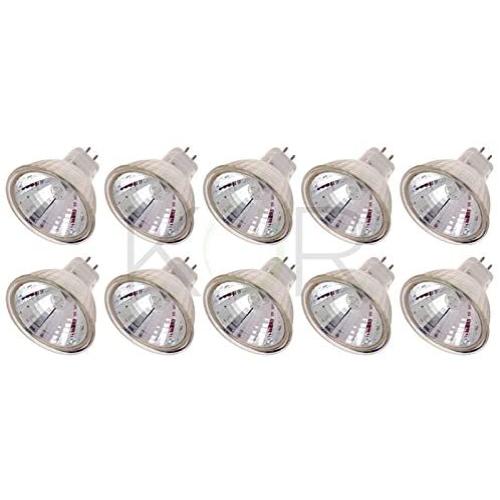 (Pack Of 10) 20MR11/FL - FTD-20 Watt - Flood- 12V - MR11 - GU4 2-Pin Base - Light Bulb With Lens - 20W MR11