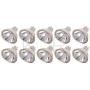 (Pack Of 10) 20MR11/FL - FTD-20 Watt - Flood- 12V - MR11 - GU4 2-Pin Base - Light Bulb With Lens - 20W MR11