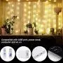 Window Curtain String Light 300 LED 8 Lighting Modes USB Powered Fairy Lights for Christmas Bedroom Party Wedding Home Garden Bedroom Decoration Outdoor Indoor(Warm White)(9.8ft X 9.8ft) Window Curtain String Light 300 LED 8 Lighting Modes USB Powered Fairy Lights for Christmas Bedroom Party Wedding Home Garden Bedroom Decoration Outdoor Indoor(Warm White)(9.8ft X 9.8ft)