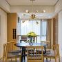 T&A Sputnik Chandelier Modern 8 Lights Brass Pendant Lighting Light Gold Mid Century Ceiling Lighting Fixture for Dining Room Bed Room Kitchen