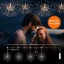SEVEN LADY Firework-Lights,4 Lights LED Copper Wire Firework String Lights with Rechargeable Power Bank & Remote Control 14 Modes Outdoor Decorative Warm White Lights