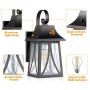 Cloudy Bay 120V Outdoor Wall Lantern with Dusk to Dawn Photocell, Includes LED Filament Bulb,Oil Rubbed Bronze Cloudy Bay 120V Outdoor Wall Lantern with Dusk to Dawn Photocell, Includes LED Filament Bulb,Oil Rubbed Bronze