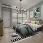 KOSTOMO Modern Black Sputnik Chandelier 6 Lights Ceiling Light Fixture Pendant Dining Kitchen Island Bedroom Lighting