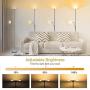 LED Floor Lamp - Modern Standing Lamp, 18W+5W Energy Saving, Dimmable & Adjustable, Metal Material, 3000K Warm White - Sky Torchiere Floor Lamps for Living Room, Bedroom, Office, Reading…