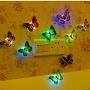 TAKSON LED Butterfly Decoration Night Light 3D Butterfly Sticker Wall Light for Garden,Backyard,Lawn,Party,Festive(12PCS)