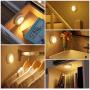 AMIR Upgraded Motion Sensor Light, Cordless Battery-Powered LED Night Light, Stick-Anywhere Closet Lights Stair Lights, Safe Lights for Hallway, Bathroom, Bedroom, Kitchen (Warm White - Pack of 3)