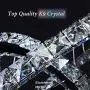 Crystal Chandelier 3 Rings 7.9''+15.8''+23.6'' Daylight 5000K 72W LED Circular Ceiling Lighting Fixture Wowatt Modern Pendant Light for Dining Living Bed Room Adjustable Stainless Chain for DIY Shape
