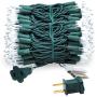 2 Sets 150 Counts Clear Green Wire Christmas Light, Warm White Lights for Indoor or Outdoor Christmas Decorations