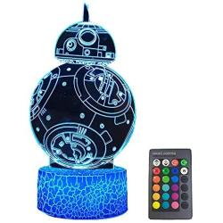 3D Nightlight YOODA for Boys Kids Desk Decor Lamp b8 3D Illusion Desk Table Light for Living Room Decor Kids Birthday Gift