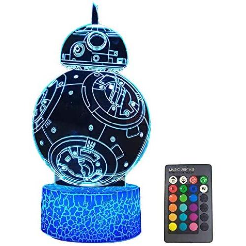 3D Nightlight YOODA for Boys Kids Desk Decor Lamp b8 3D Illusion Desk Table Light for Living Room Decor Kids Birthday Gift