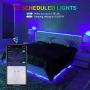 LED Light Strips 32.8ft Color Changing Strip Lights with Bluetooth and 44 Keys Remote Control RGB LED,Music Sync and Emitting 16 Million Stylish Lightings for TV Party, Bedroom,Living Room