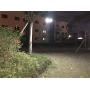 Solar Lights Outdoor, 3 Leaf Solar Pendant Light with Adjustable Multi-Position Panels, 60 LED IP65 Waterproof Solar Lamp with Remote Control, for Garage, Deck, Fence, Patio, Shed, Tent (Three Leaf)