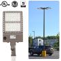 LED Parking Lot Lights 320W, DLC/UL 44800LM 5000K LED Shoebox Street Pole Lights[1000W HID/HPS Replacement] Outdoor IP65 Waterproof 110V 120V Commercial Area Road Lighting Slip Fitter