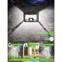 Solar Motion Sensor Light Outdoor,New Upgrade 128 LEDs Solar Lights Outdoor,Motion Solar Lights Outdoor Waterproof,Led Solar Lights Outdoor Motion Sensor,Super Bright Solar Sensor Lights (2 Pack)