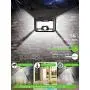 Solar Motion Sensor Light Outdoor,New Upgrade 128 LEDs Solar Lights Outdoor,Motion Solar Lights Outdoor Waterproof,Led Solar Lights Outdoor Motion Sensor,Super Bright Solar Sensor Lights (2 Pack)