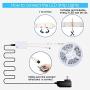 LED Strip Lights Music 16.4ft RGB LED Light Strip SMD 5050 Tape Lights, Color Changing Rope Lights with Remote for Home Lighting Kitchen Bed Desk Room Party