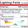 Explux 250W Equivalent LED PAR38 Flood Light Bulbs, 2650 Lumens, 4100K 2-Pack, Outdoor Full-Glass Weatherproof, Dimmable, Cool White