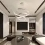 LED Chandeliers - BAYCHEER Modern Foyer Circular Pendant Lights Adjustable Hanging Ceiling Lights Fixtures Contemporary 3 Rings Lighting Dining Room Living Room Natural Light in White