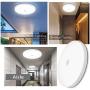 CANMEIJIA Led Flush Mount Ceiling Light Motion Sensor Lights Fixture,12W 1200LM Daylight White 6500K No Battery 8.66 inch for Kitchen/Bedroom/Bathroom/Hallway/Stairwell Lighting