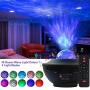 Night Light Projector for Kids, OwnZone Ocean Wave Projector Star Galaxy Light Projector with Bluetooth Speaker Music Rhythm Rotating LED Nebula Lights for Bedroom Home Theatre Party Wedding Birthday