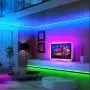 Daybetter 36.08ft Led Lights for Bedroom 11m with Remote and Power Supply Flexible Color Changing RGB Led Light Strips（2 Rolls of 18.04ft）