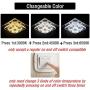 Crystal Chandeliers, Modern 2 Lights - Pendant Lighting Dimmer Ceiling Light Fixture LED Crystal Pendant Lamp for Kitchen, Living Room, Dining Room, Bedroom, Hallway, Stairway